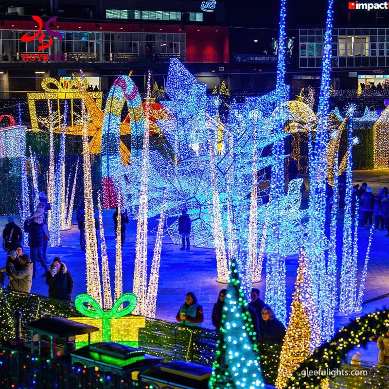 Magia dell'illuminazione: la meraviglia visiva di una mostra commerciale di lanterne magiche