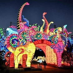 Lanterna animale lanterna festosa dinosauro personalizzato per vendite calde